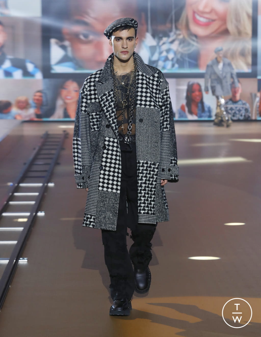 Fashion Week Milan Fall/Winter 2021 look 28 from the Dolce & Gabbana collection 男装