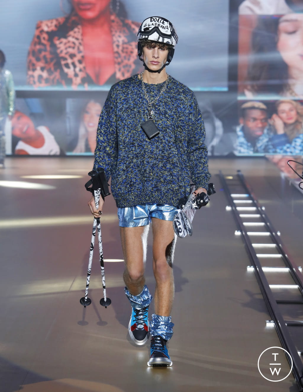 Fashion Week Milan Fall/Winter 2021 look 70 from the Dolce & Gabbana collection 男装