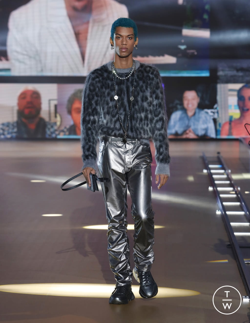 Fashion Week Milan Fall/Winter 2021 look 87 from the Dolce & Gabbana collection 男装