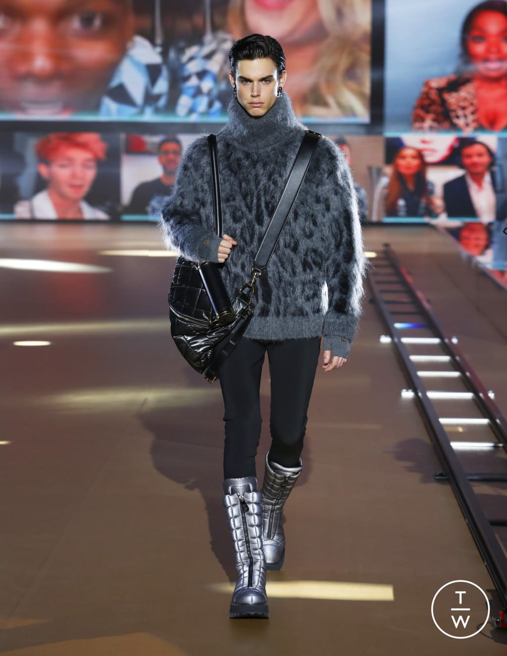 Fashion Week Milan Fall/Winter 2021 look 91 from the Dolce & Gabbana collection 男装