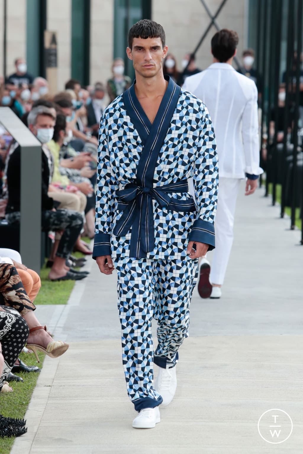 Fashion Week Milan Spring/Summer 2021 look 104 from the Dolce & Gabbana collection menswear