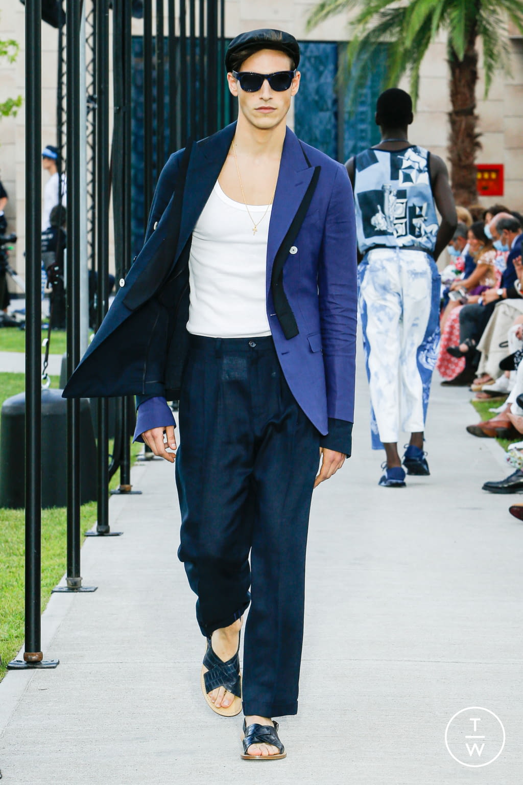 Fashion Week Milan Spring/Summer 2021 look 11 from the Dolce & Gabbana collection menswear