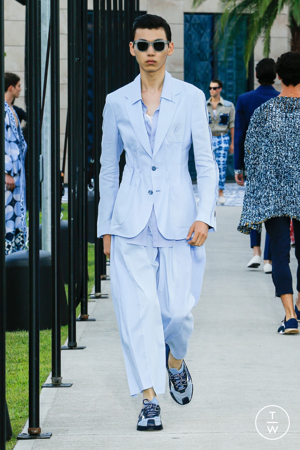 Fashion Week Milan Spring/Summer 2021 look 71 from the Dolce & Gabbana collection menswear