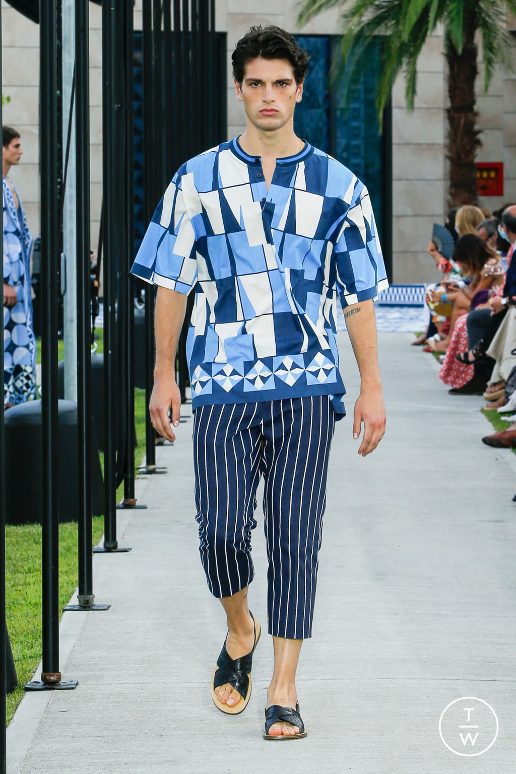 Fashion Week Milan Spring/Summer 2021 look 84 from the Dolce & Gabbana collection menswear