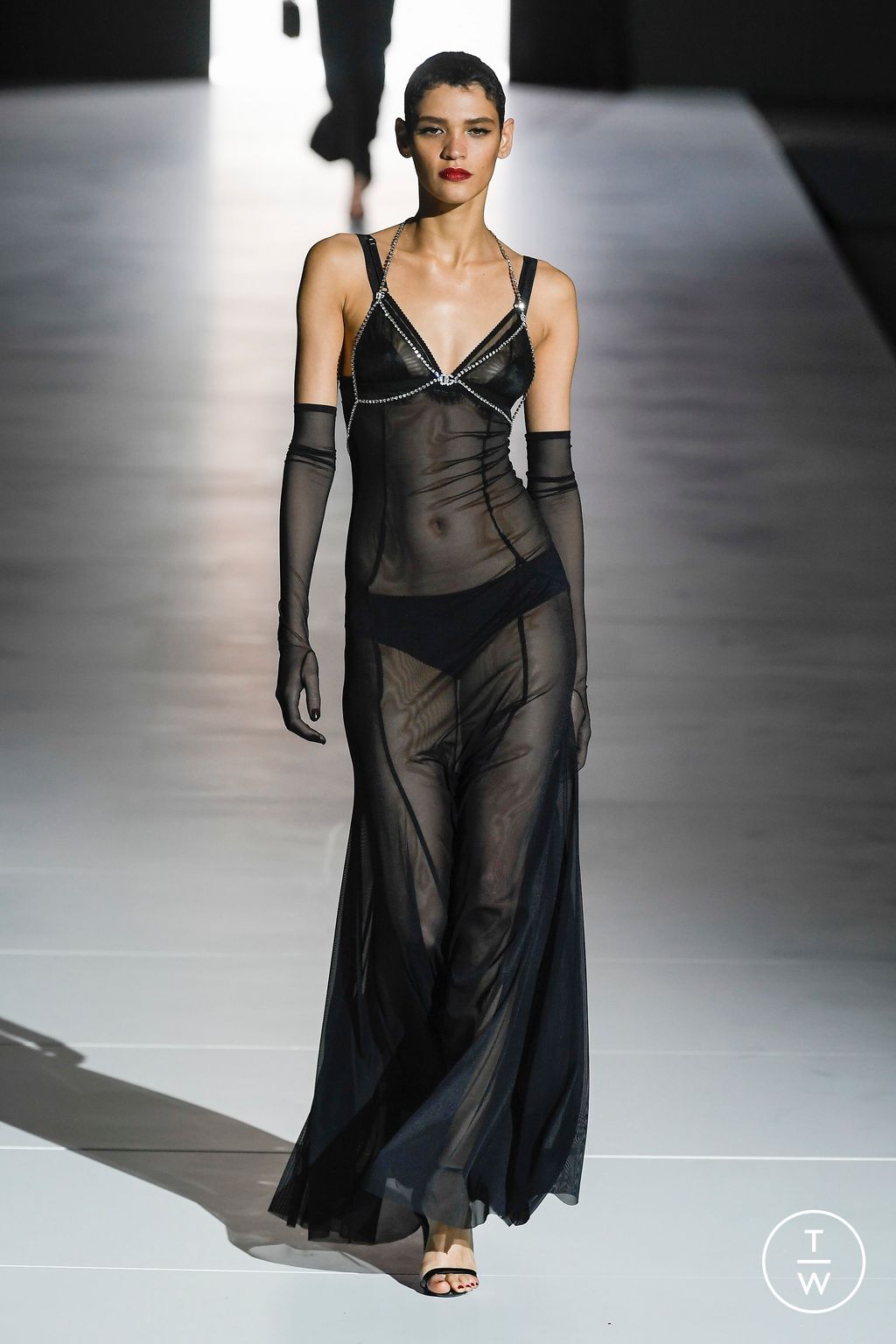 Fashion Week Milan Fall/Winter 2023 look 10 from the Dolce & Gabbana collection womenswear