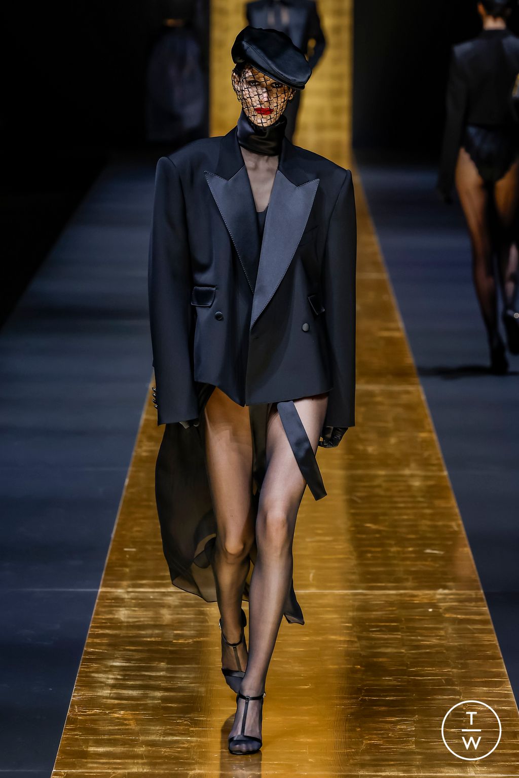 Fashion Week Milan Fall/Winter 2024 look 3 from the Dolce & Gabbana collection 女装
