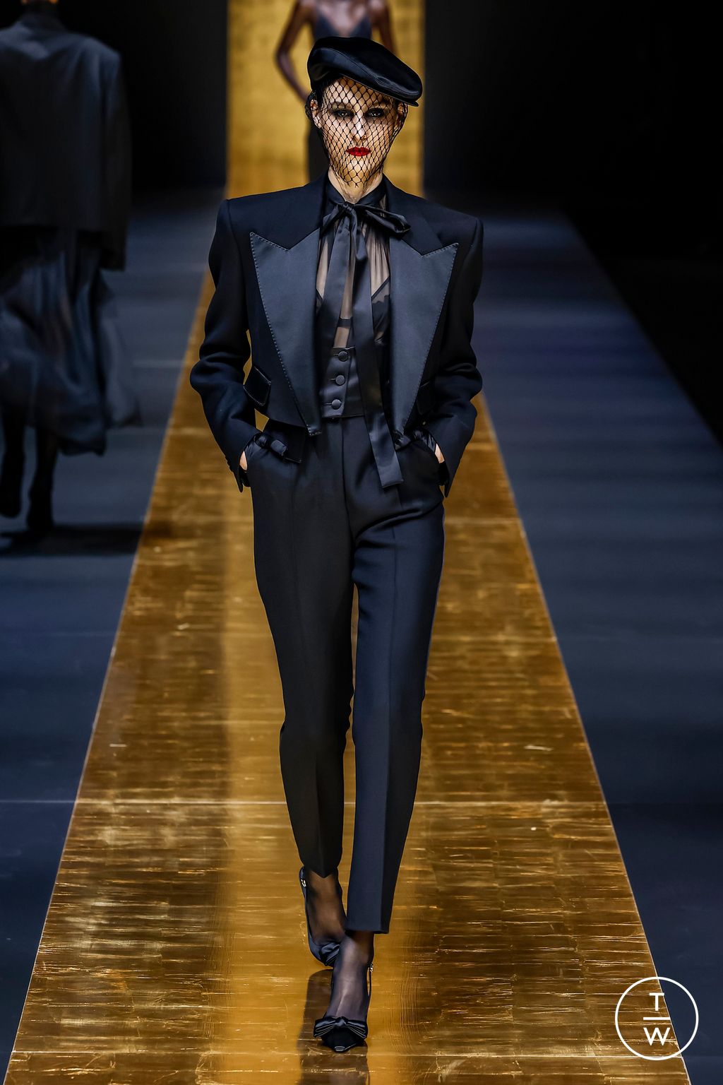 Fashion Week Milan Fall/Winter 2024 look 4 from the Dolce & Gabbana collection womenswear