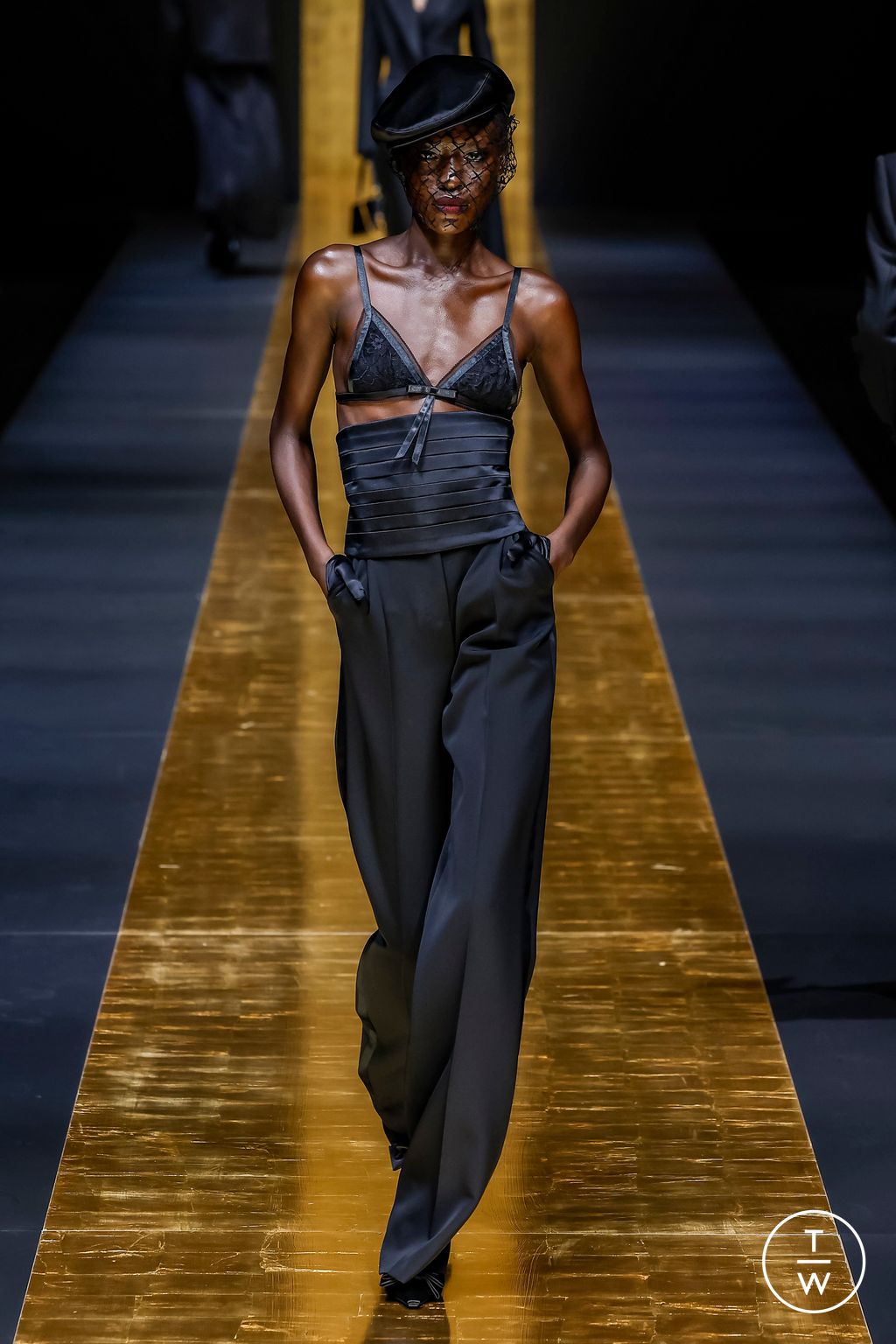 Fashion Week Milan Fall/Winter 2024 look 5 de la collection Dolce & Gabbana womenswear
