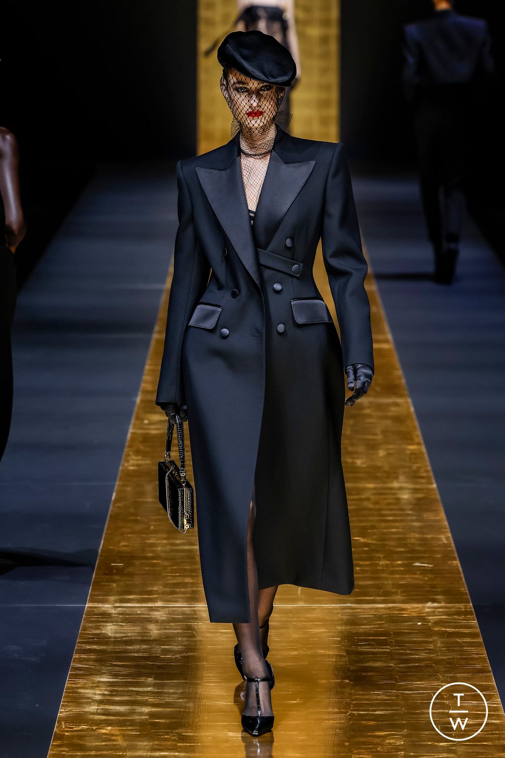 Fashion Week Milan Fall/Winter 2024 look 6 de la collection Dolce & Gabbana womenswear