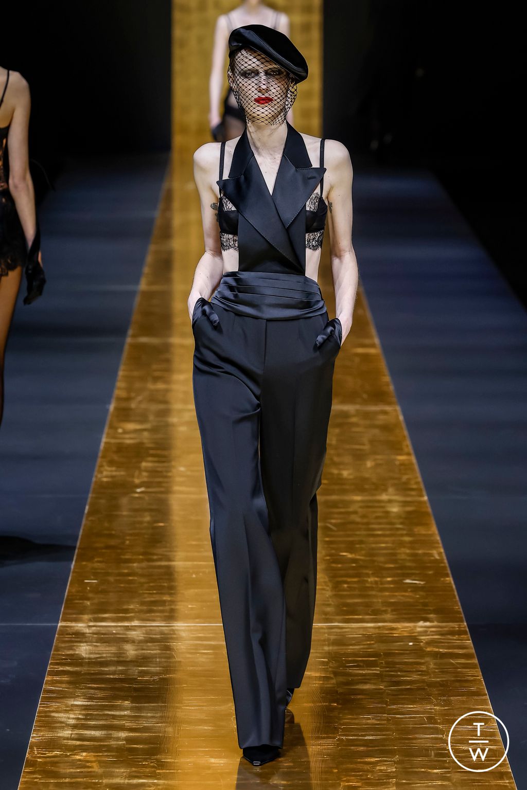 Fashion Week Milan Fall/Winter 2024 look 8 de la collection Dolce & Gabbana womenswear
