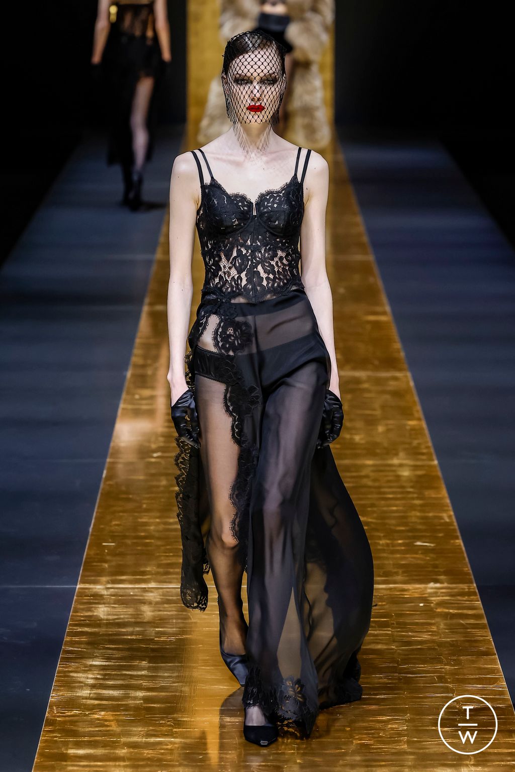 Fashion Week Milan Fall/Winter 2024 look 9 from the Dolce & Gabbana collection 女装