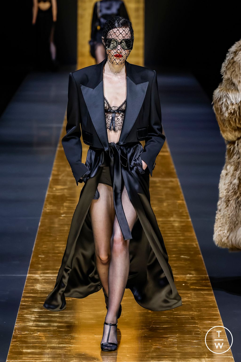 Fashion Week Milan Fall/Winter 2024 look 11 from the Dolce & Gabbana collection 女装