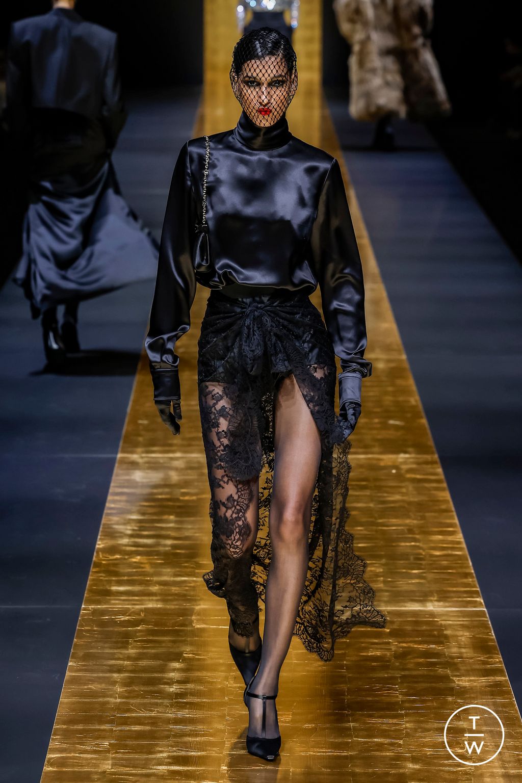 Fashion Week Milan Fall/Winter 2024 look 12 from the Dolce & Gabbana collection womenswear