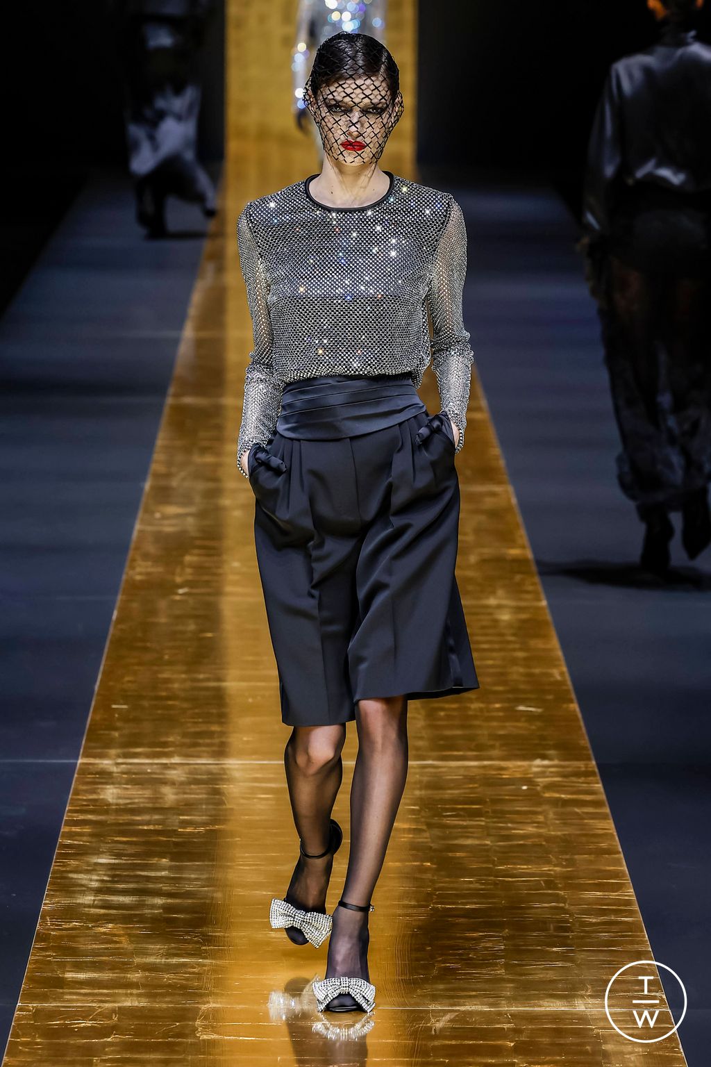 Fashion Week Milan Fall/Winter 2024 look 13 from the Dolce & Gabbana collection 女装