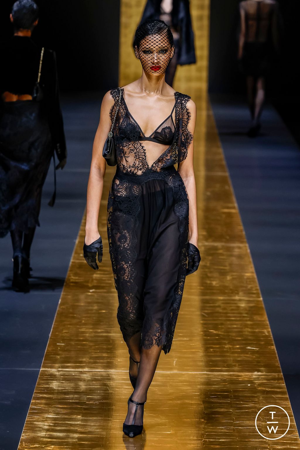 Fashion Week Milan Fall/Winter 2024 look 18 from the Dolce & Gabbana collection 女装