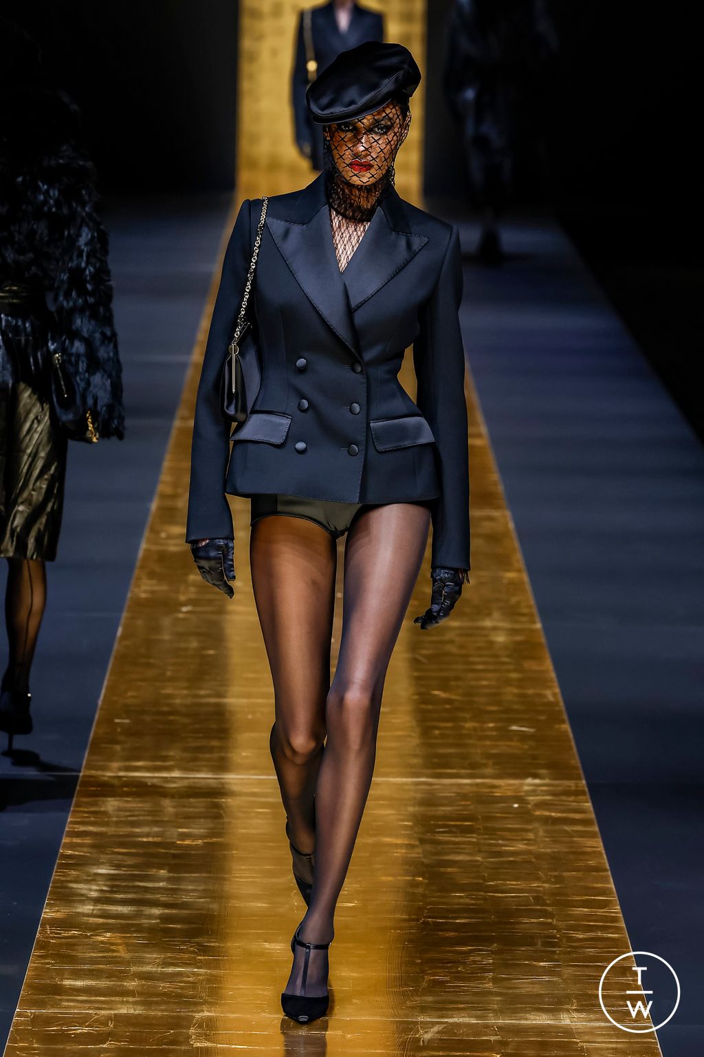 Fashion Week Milan Fall/Winter 2024 look 24 from the Dolce & Gabbana collection womenswear