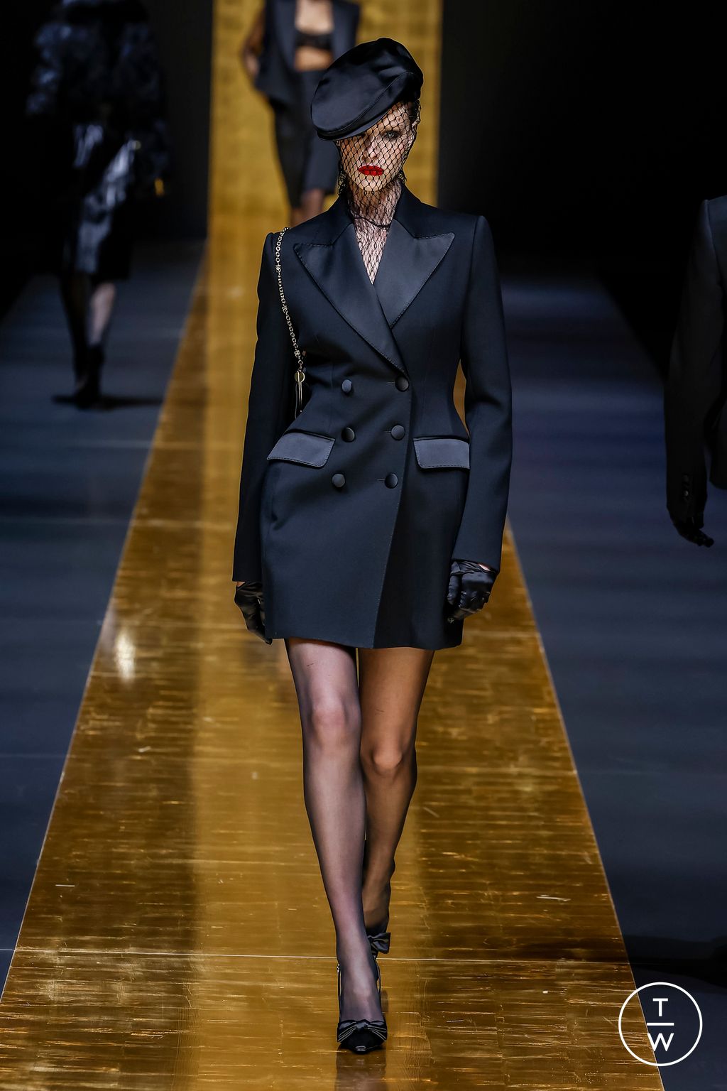 Fashion Week Milan Fall/Winter 2024 look 25 from the Dolce & Gabbana collection 女装