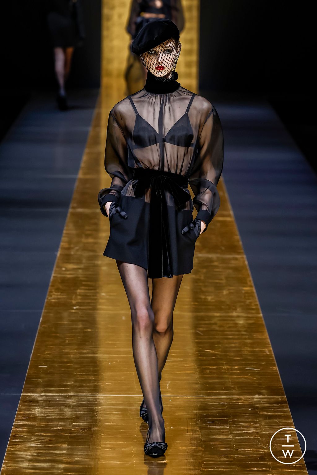 Fashion Week Milan Fall/Winter 2024 look 27 de la collection Dolce & Gabbana womenswear