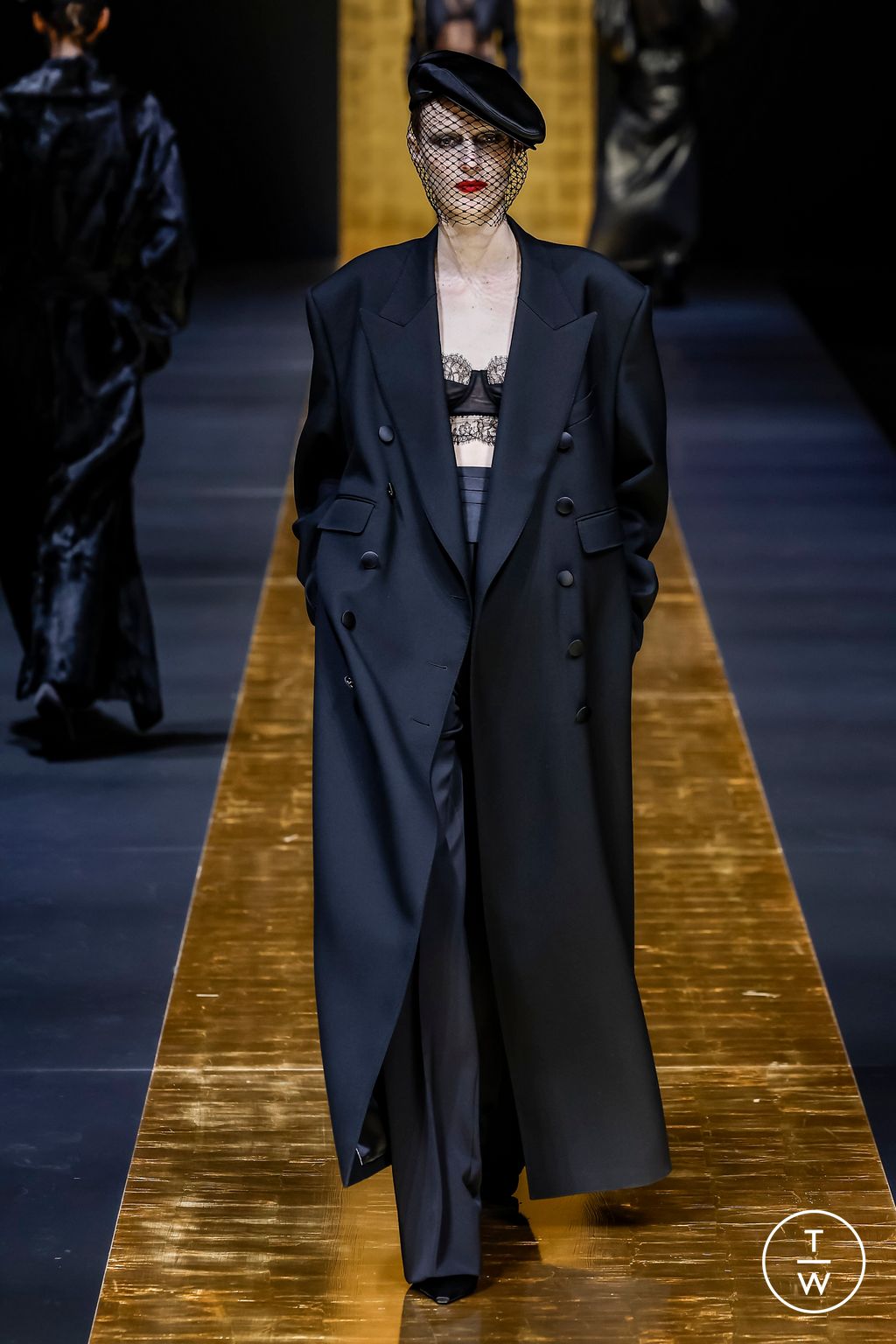 Fashion Week Milan Fall/Winter 2024 look 50 from the Dolce & Gabbana collection 女装