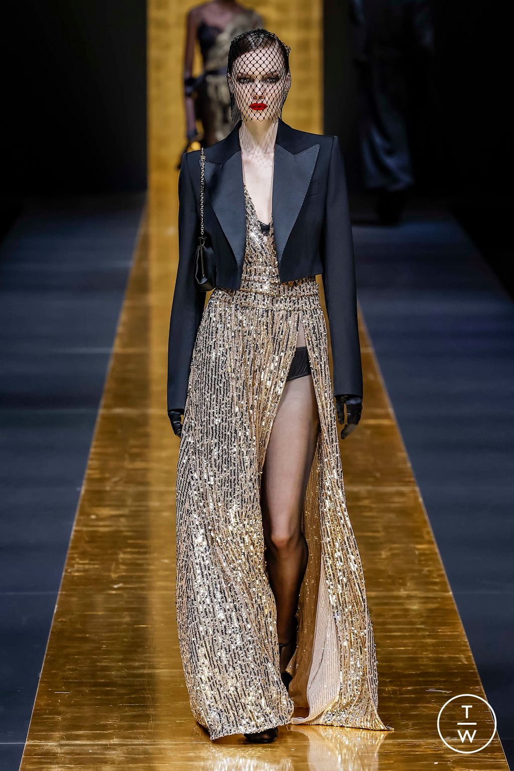 Fashion Week Milan Fall/Winter 2024 look 52 from the Dolce & Gabbana collection womenswear