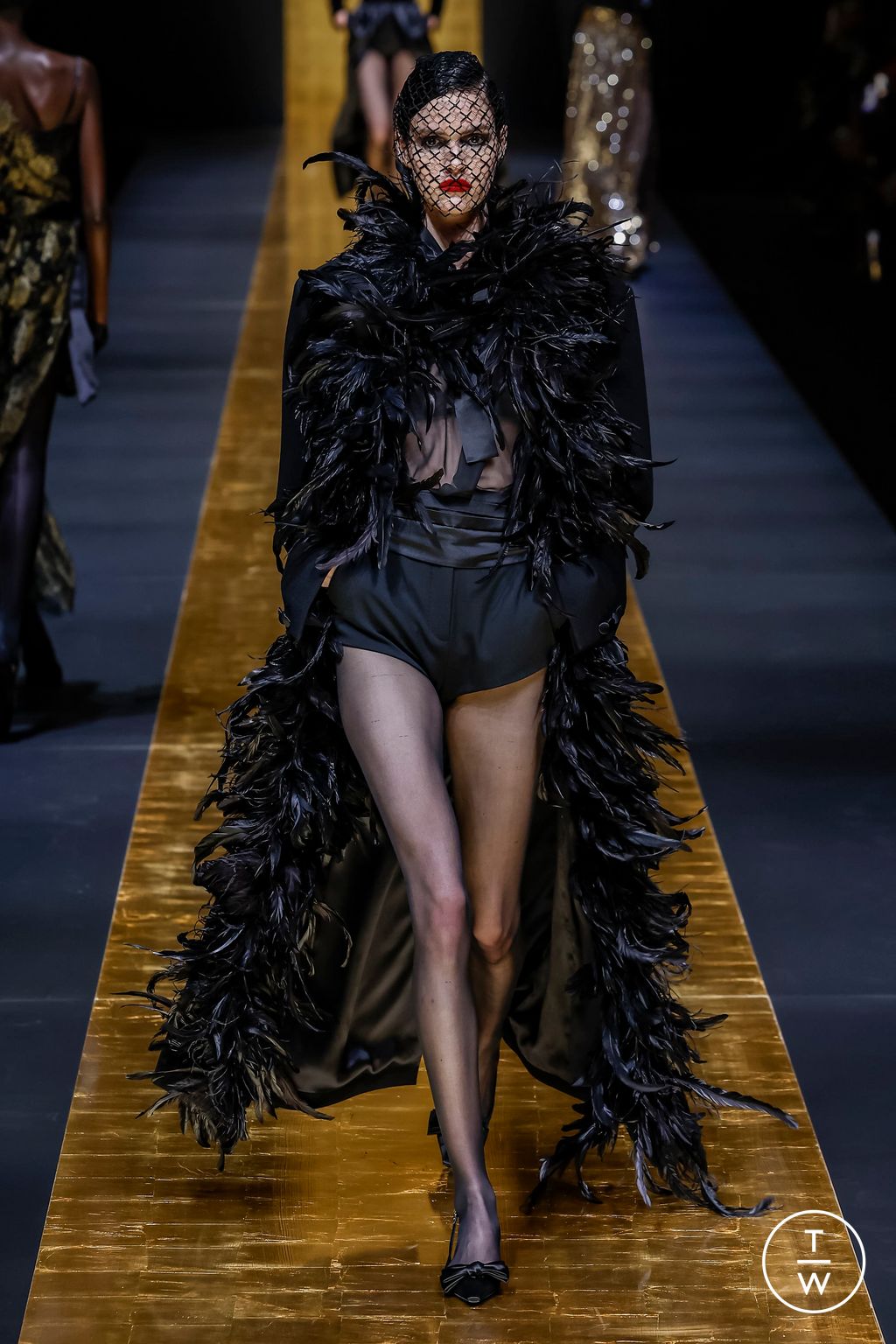 Fashion Week Milan Fall/Winter 2024 look 54 from the Dolce & Gabbana collection 女装