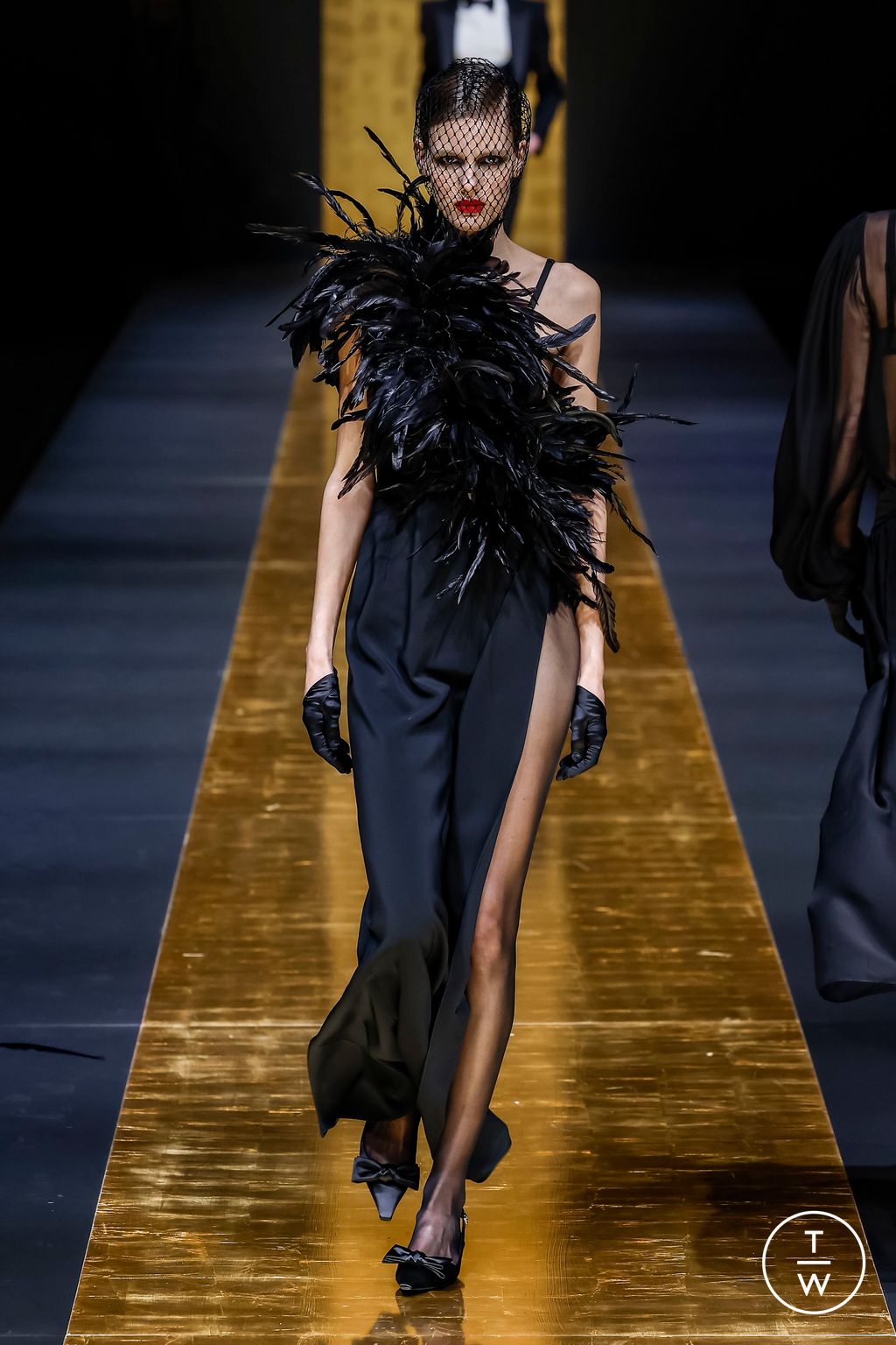 Fashion Week Milan Fall/Winter 2024 look 61 from the Dolce & Gabbana collection womenswear