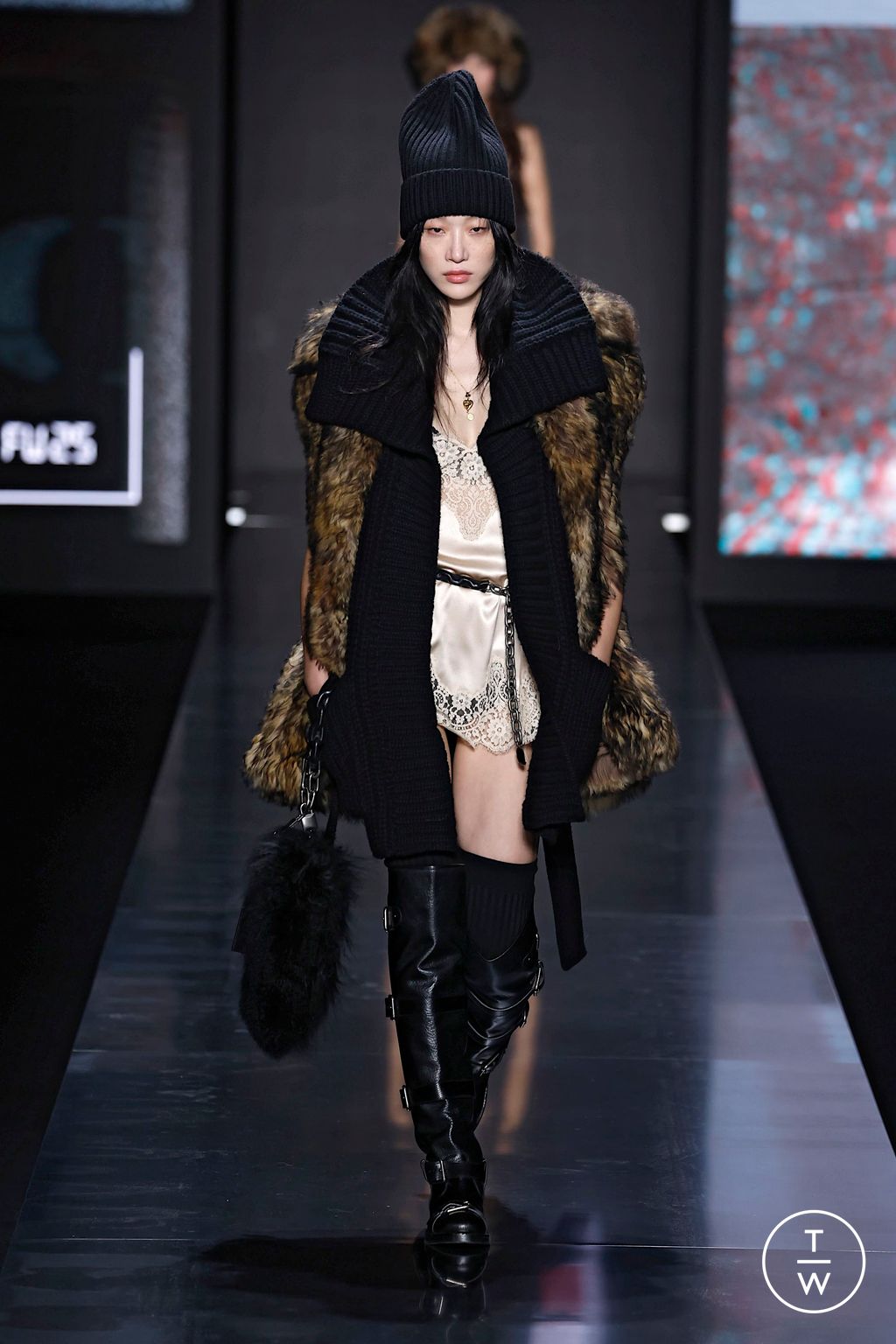 Fashion Week Milan Fall/Winter 2025 look 11 from the Dolce & Gabbana collection womenswear