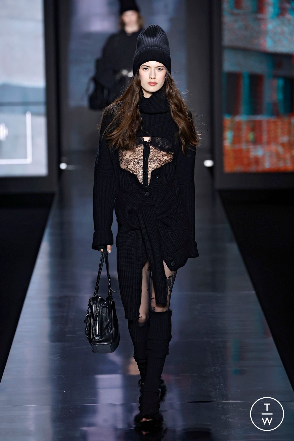 Fashion Week Milan Fall/Winter 2025 look 22 from the Dolce & Gabbana collection womenswear