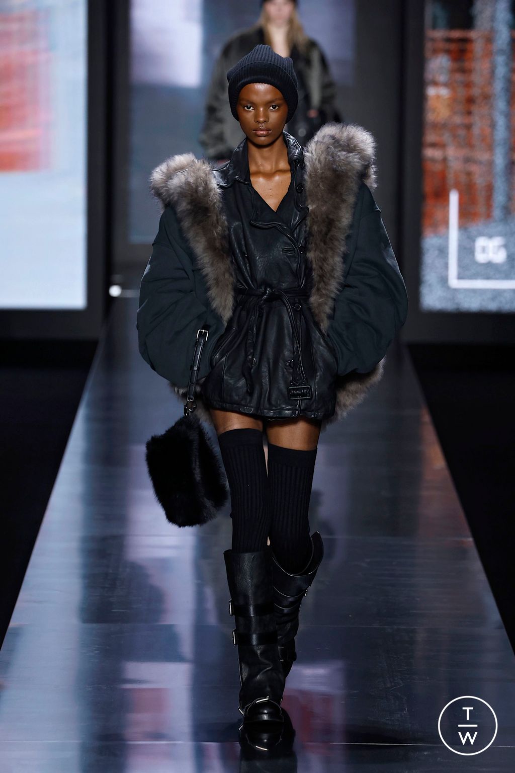 Fashion Week Milan Fall/Winter 2025 look 49 from the Dolce & Gabbana collection womenswear