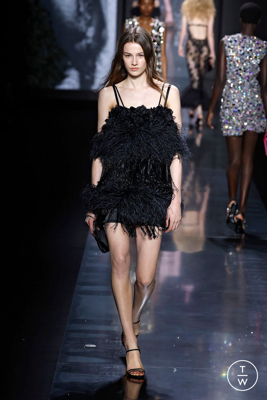 Fashion Week Milan Fall/Winter 2025 look 70 from the Dolce & Gabbana collection womenswear