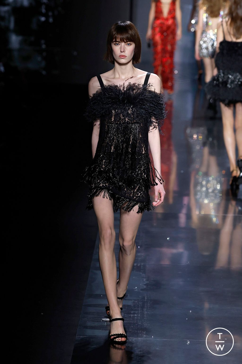Fashion Week Milan Fall/Winter 2025 look 72 from the Dolce & Gabbana collection womenswear
