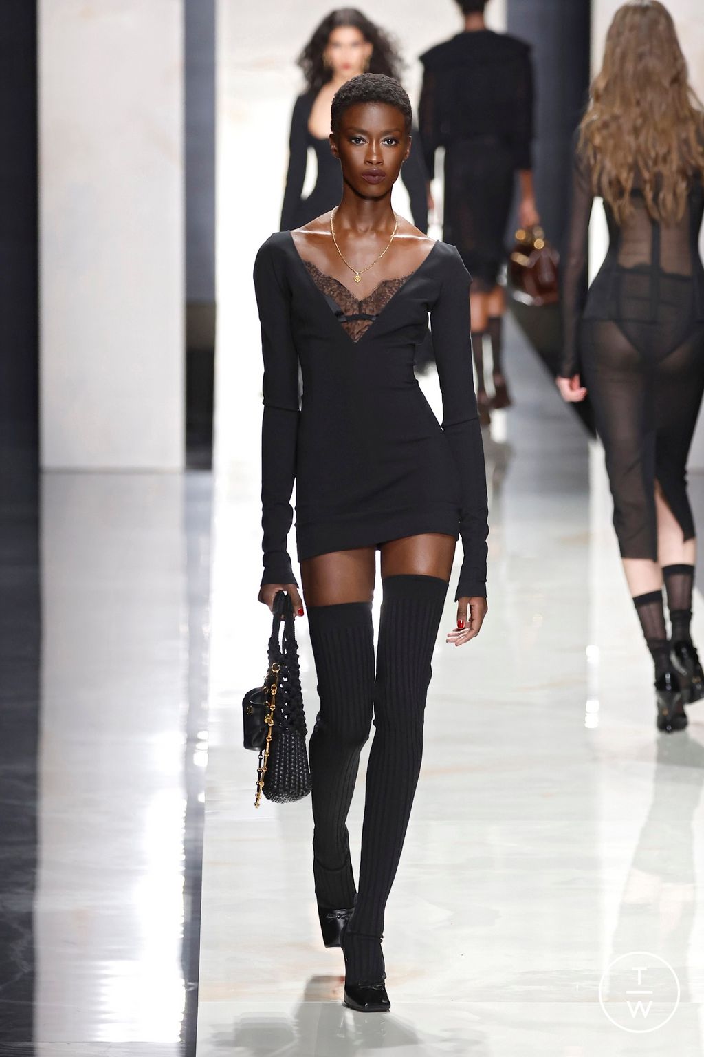 Fashion Week Milan Fall/Winter 2026 look 32 from the Dolce & Gabbana collection womenswear