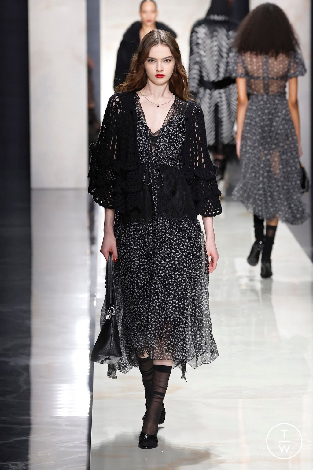 Fashion Week Milan Fall/Winter 2026 look 57 from the Dolce & Gabbana collection womenswear