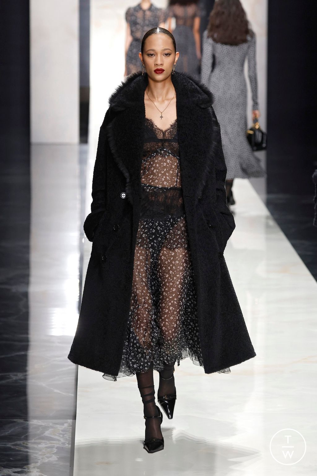 Fashion Week Milan Fall/Winter 2026 look 58 from the Dolce & Gabbana collection womenswear