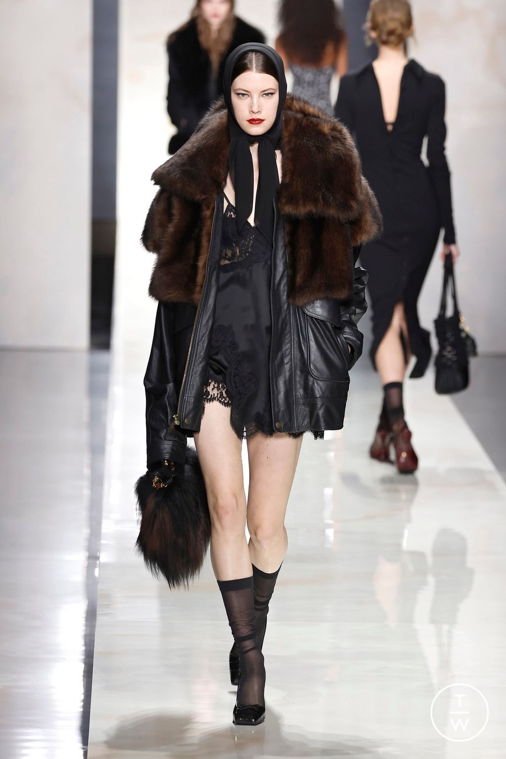 Fashion Week Milan Fall/Winter 2026 look 63 from the Dolce & Gabbana collection womenswear