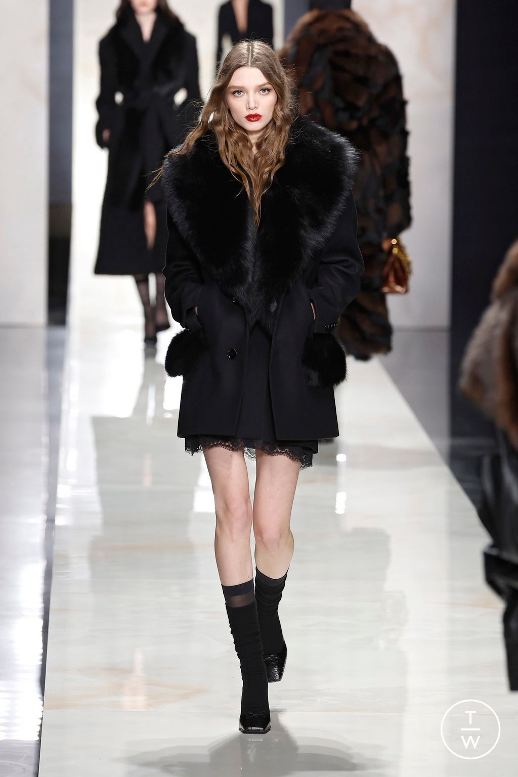 Fashion Week Milan Fall/Winter 2026 look 64 from the Dolce & Gabbana collection womenswear