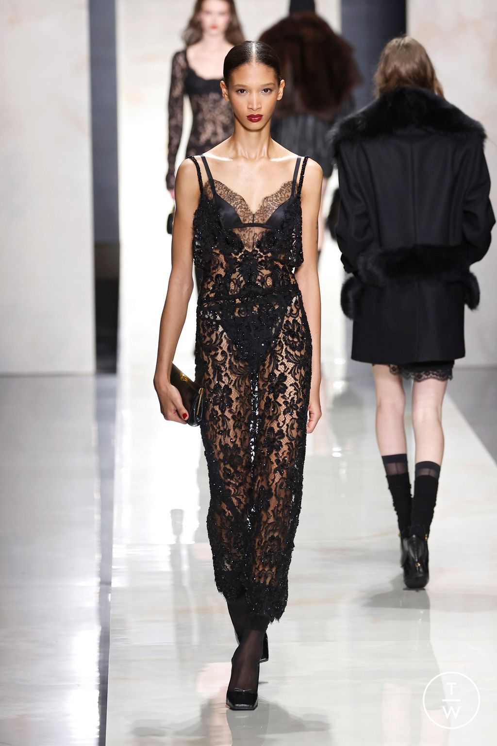 Fashion Week Milan Fall/Winter 2026 look 66 from the Dolce & Gabbana collection womenswear