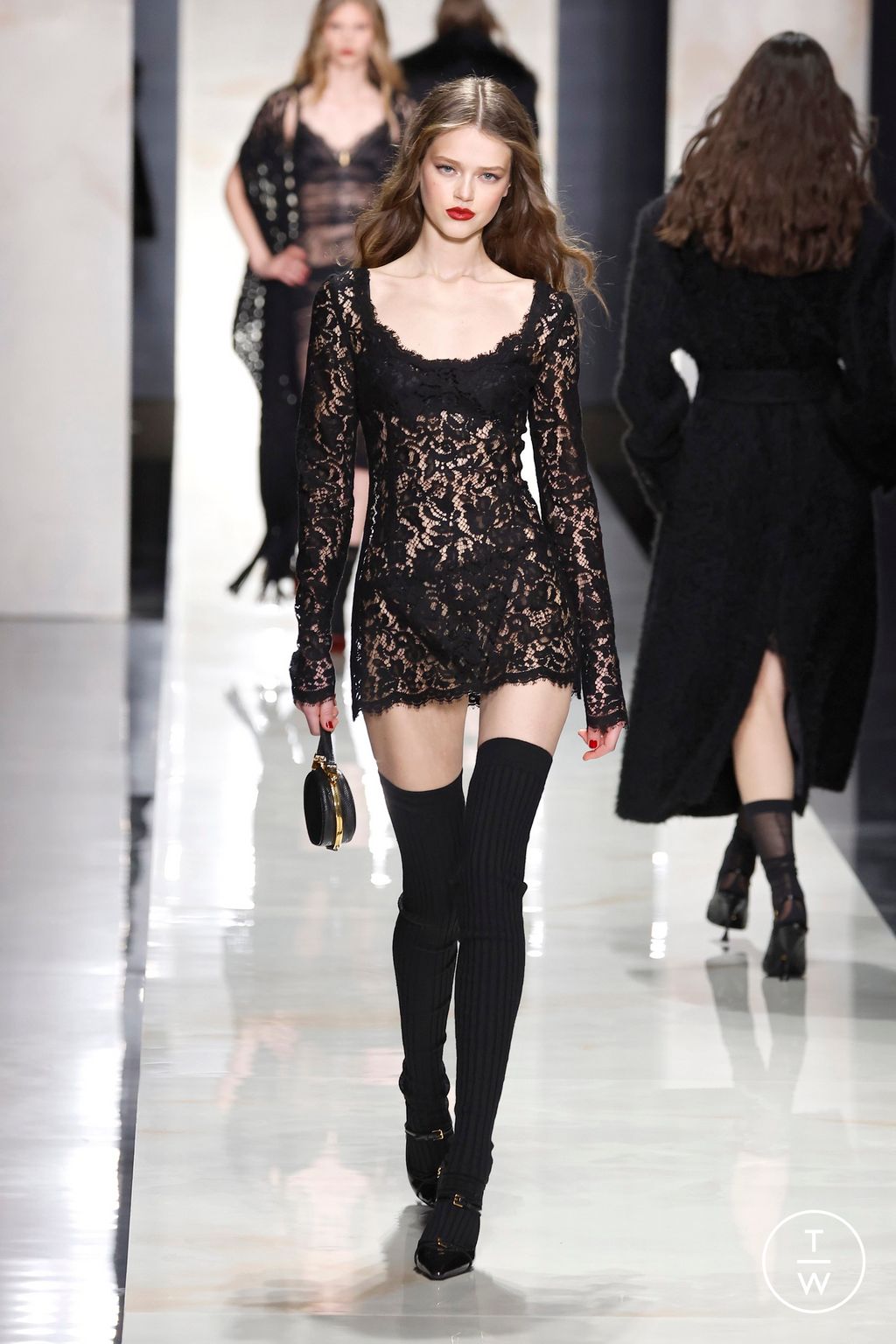 Fashion Week Milan Fall/Winter 2026 look 67 from the Dolce & Gabbana collection womenswear