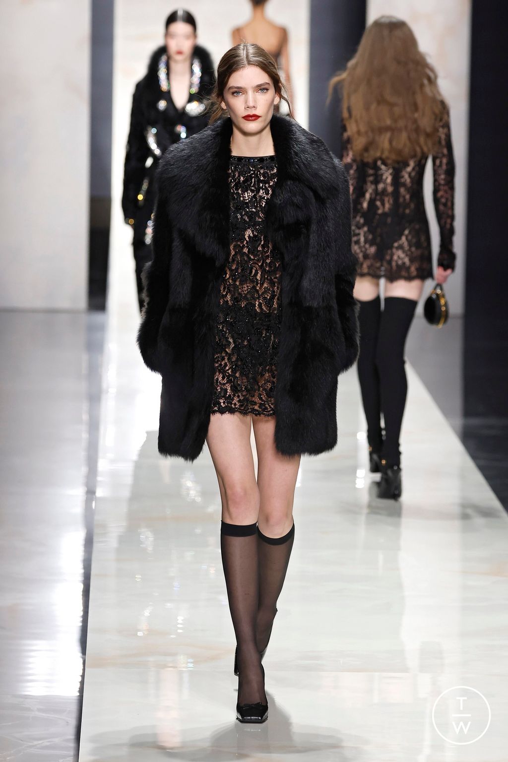 Fashion Week Milan Fall/Winter 2026 look 69 from the Dolce & Gabbana collection womenswear