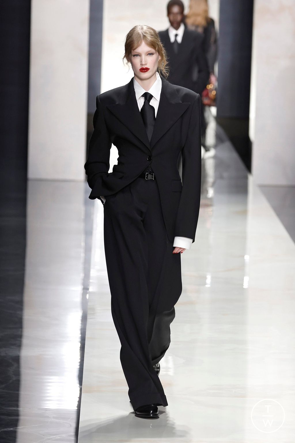 Fashion Week Milan Fall/Winter 2026 look 74 from the Dolce & Gabbana collection womenswear