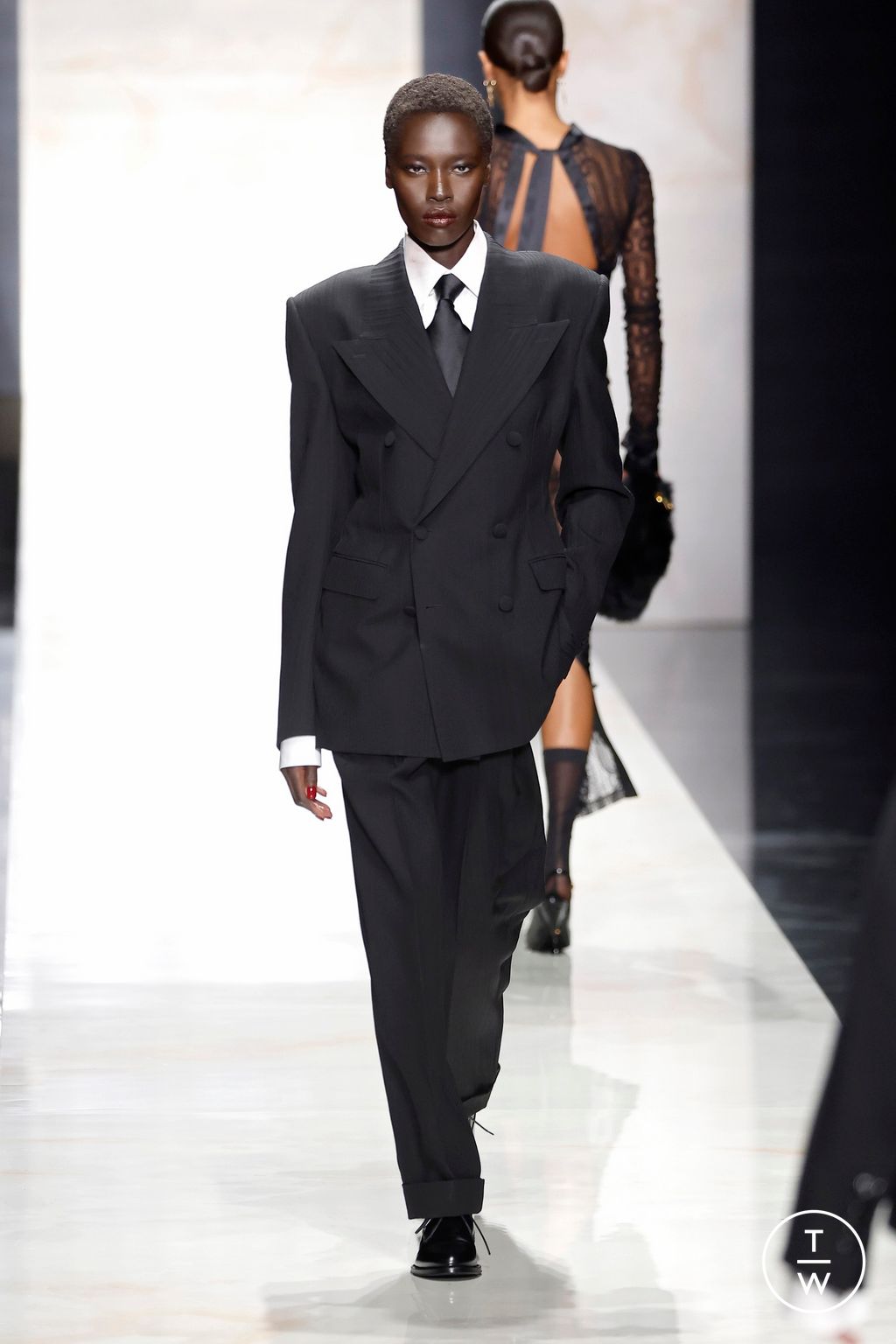 Fashion Week Milan Fall/Winter 2026 look 75 from the Dolce & Gabbana collection womenswear