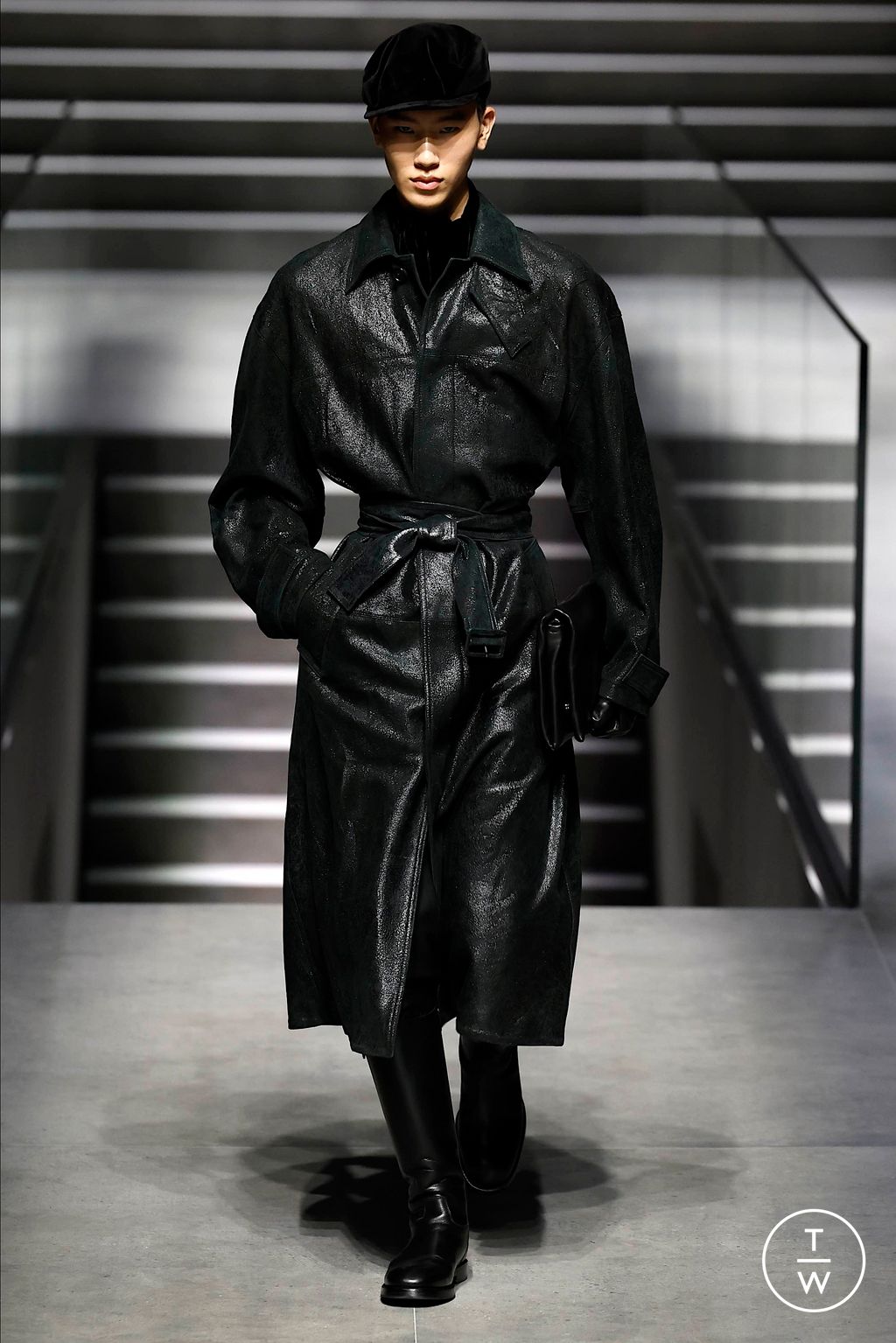 Fashion Week Milan Fall/Winter 2024 look 12 from the Dolce & Gabbana collection 男装