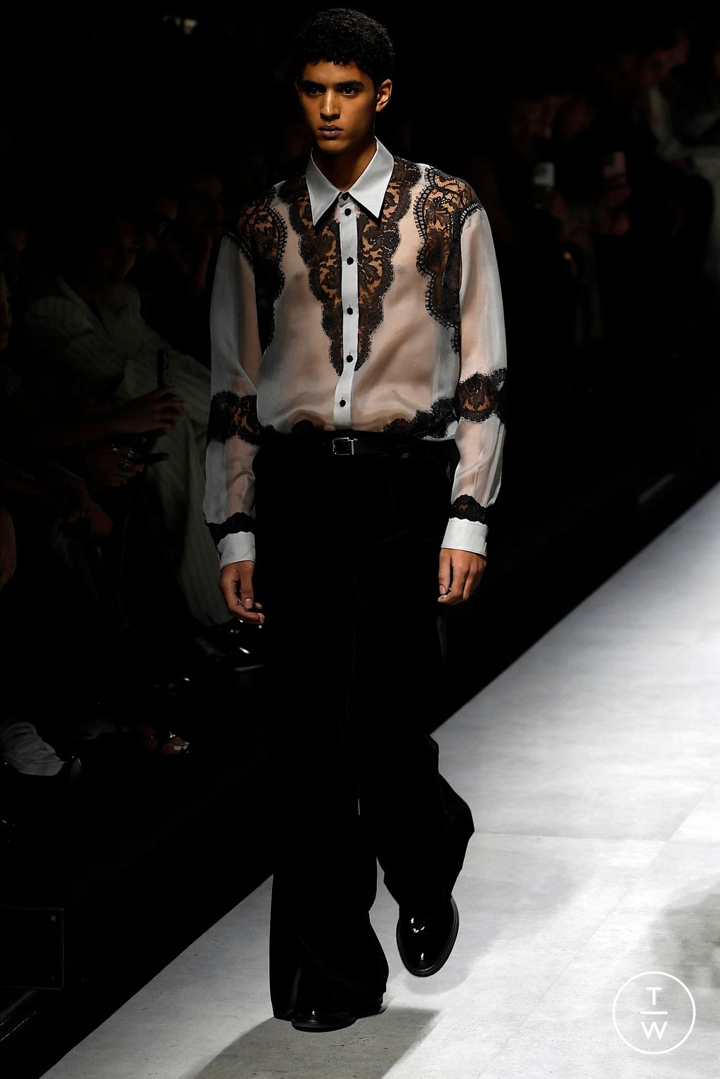 Fashion Week Milan Fall/Winter 2024 look 31 from the Dolce & Gabbana collection 男装