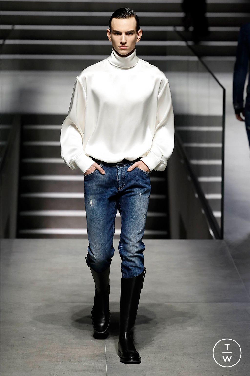 Fashion Week Milan Fall/Winter 2024 look 38 de la collection Dolce & Gabbana menswear