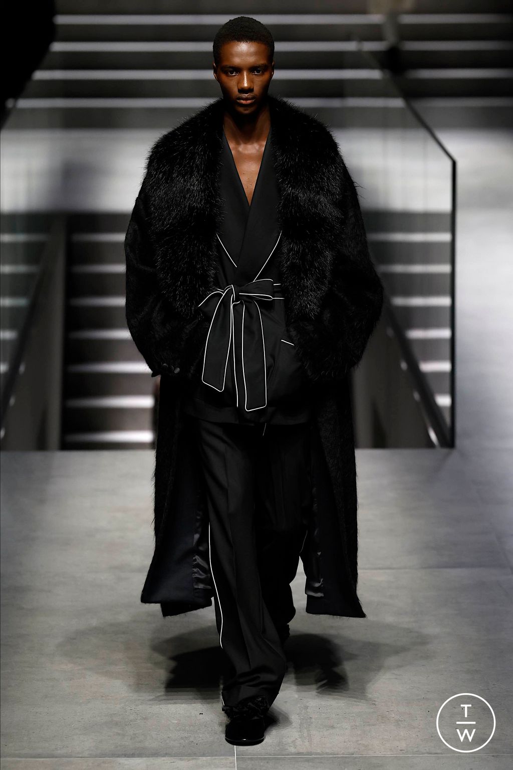 Fashion Week Milan Fall/Winter 2024 look 46 de la collection Dolce & Gabbana menswear