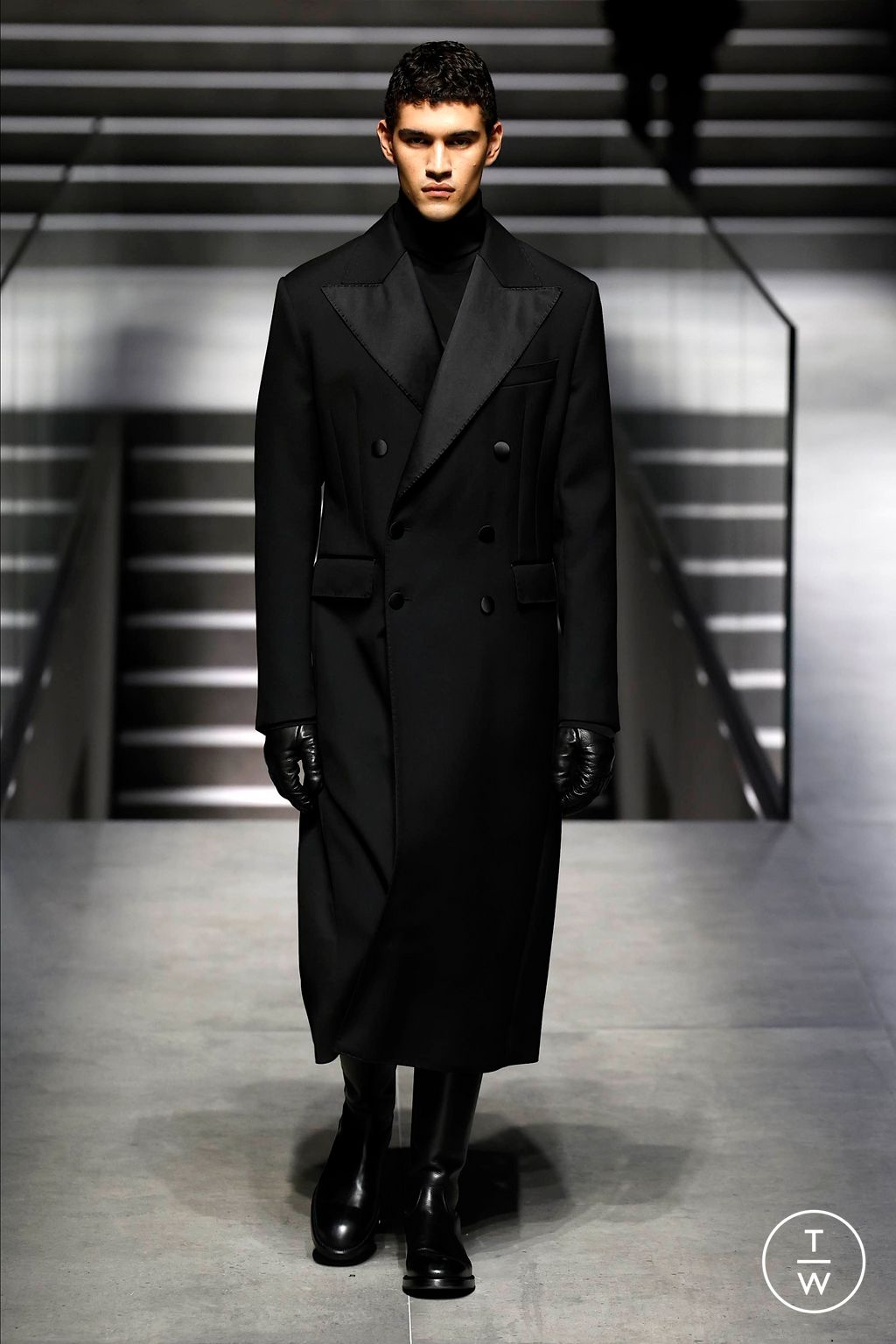 Fashion Week Milan Fall/Winter 2024 look 50 from the Dolce & Gabbana collection 男装