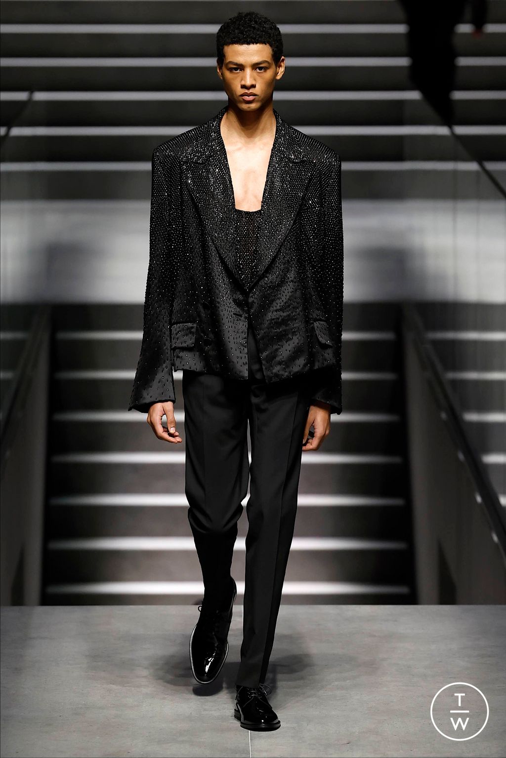 Fashion Week Milan Fall/Winter 2024 look 52 de la collection Dolce & Gabbana menswear