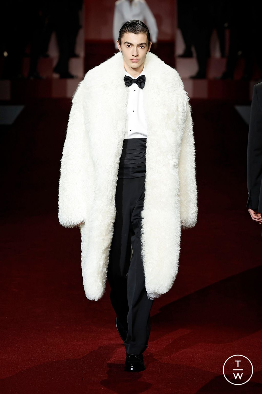 Fashion Week Milan Fall/Winter 2025 look 66 from the Dolce & Gabbana collection menswear