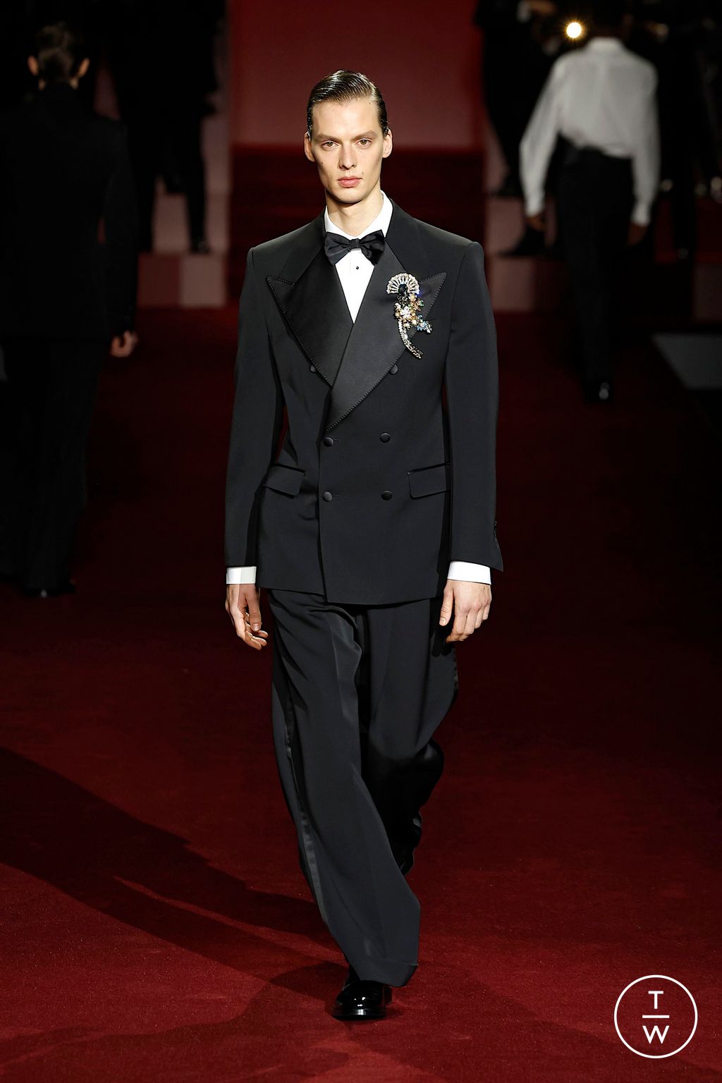 Fashion Week Milan Fall/Winter 2025 look 69 from the Dolce & Gabbana collection menswear