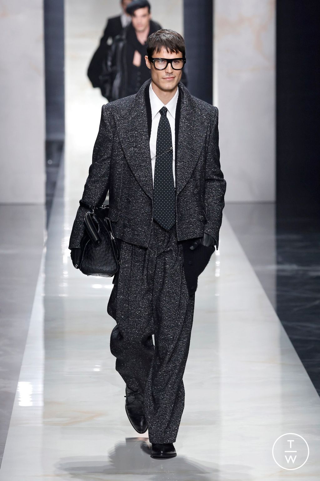Fashion Week Milan Fall/Winter 2026 look 16 from the Dolce & Gabbana collection 男装